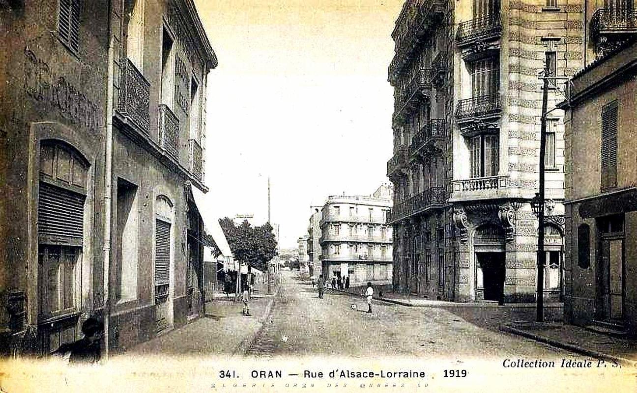 Oran - Rue d'Alsace-Lorraine - 1919.jpg